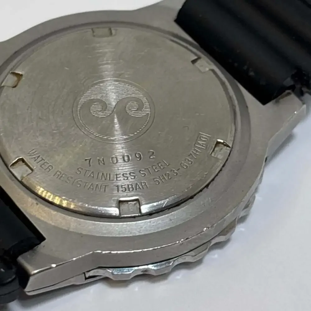 Vintage Seiko SQ Sports 150 5H23-637H Men's Quartz Diver Watch